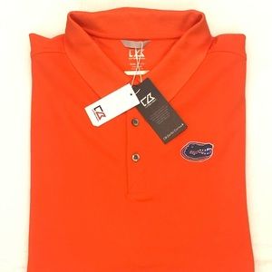 NWT University of Florida Gators Golf Polo UF Orange Blue